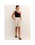 Kaffe Шорти от плат Liny 10505493 Бежов Relaxed Fit - Pepit.bg