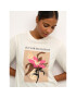 Kaffe Тишърт Cate 10507593 Екрю Loose Fit - Pepit.bg