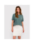 Kaffe Тишърт Jelena 10506645 Зелен Regular Fit - Pepit.bg