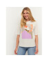 Kaffe Тишърт KAbloom 10507308 Бял Loose Fit - Pepit.bg
