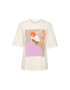 Kaffe Тишърт KAbloom 10507308 Бял Loose Fit - Pepit.bg