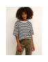 Kaffe Тишърт Marlin 10507134 Бял Boxy Fit - Pepit.bg