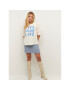 Kaffe Тишърт Meridith 10507271 Бял Oversize - Pepit.bg