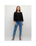 Kaffe Тишърт Tio 10507286 Черен Loose Fit - Pepit.bg