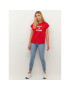 Kaffe Тишърт Yrma 10507285 Червен Loose Fit - Pepit.bg
