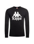 Kappa Суитшърт 703797 Черен Regular Fit - Pepit.bg