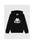 Kappa Суитшърт 705322J Черен Regular Fit - Pepit.bg
