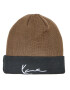 Karl Kani Шапка Signature Spild Beanie 7050054 Кафяв - Pepit.bg