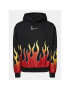 Karl Kani Суитшърт Small Signature Flame Черен Relaxed Fit - Pepit.bg