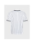 Karl Kani Тишърт Serif Pinstripe Baseball 6033361 Бял Relaxed Fit - Pepit.bg