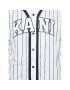 Karl Kani Тишърт Serif Pinstripe Baseball 6033361 Бял Relaxed Fit - Pepit.bg