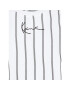 Karl Kani Тишърт Small Signature Heavy Jersey Pinstripe 6037301 Бял Relaxed Fit - Pepit.bg