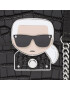 KARL LAGERFELD Дамска чанта 226W3017 Черен - Pepit.bg