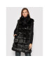 KARL LAGERFELD Елек Stripe Faux Fur Gilet 216W1504 Черен Regular Fit - Pepit.bg