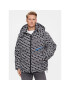 Karl Lagerfeld Jeans KARL LAGERFELD Пухено яке Klj Monogram Aop Puffer Jacket 236D1500 Черен Regular Fit - Pepit.bg