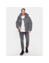 Karl Lagerfeld Jeans KARL LAGERFELD Пухено яке Klj Monogram Aop Puffer Jacket 236D1500 Черен Regular Fit - Pepit.bg