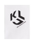 Karl Lagerfeld Jeans KARL LAGERFELD Тишърт Klj Regular Monogram Sslv Tee 236D1704 Бял Regular Fit - Pepit.bg