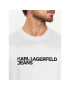 Karl Lagerfeld Jeans Тишърт 235D1707 Бял Regular Fit - Pepit.bg