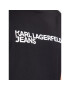 Karl Lagerfeld Jeans Тишърт 235D1707 Черен Regular Fit - Pepit.bg