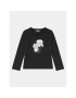 Karl Lagerfeld Kids Блуза Z15442 D Черен Regular Fit - Pepit.bg