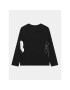 Karl Lagerfeld Kids Блуза Z25415 M Черен Regular Fit - Pepit.bg