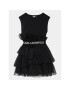 Karl Lagerfeld Kids Ежедневна рокля Z12260 S Черен Regular Fit - Pepit.bg