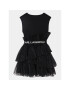 Karl Lagerfeld Kids Ежедневна рокля Z12260 S Черен Regular Fit - Pepit.bg