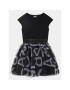 Karl Lagerfeld Kids Ежедневна рокля Z12261 D Черен Regular Fit - Pepit.bg