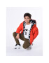 Karl Lagerfeld Kids Пухено яке Z26107 M Черен Regular Fit - Pepit.bg