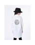 Karl Lagerfeld Kids Рокля тип риза Z12252 S Бял Regular Fit - Pepit.bg