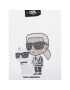 Karl Lagerfeld Kids Тишърт Z15420 S Бял Regular Fit - Pepit.bg