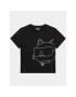 Karl Lagerfeld Kids Тишърт Z15436 D Черен Regular Fit - Pepit.bg