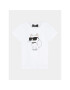 Karl Lagerfeld Kids Тишърт Z15437 D Бял Regular Fit - Pepit.bg