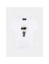 Karl Lagerfeld Kids Тишърт Z25410 D Бял Regular Fit - Pepit.bg