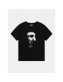 Karl Lagerfeld Kids Тишърт Z25410 D Черен Regular Fit - Pepit.bg
