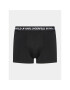 KARL LAGERFELD Комплект 3 чифта боксерки Logo Monogram Trunk Set(3Pack) 225M2101 Черен - Pepit.bg