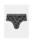 KARL LAGERFELD Комплект 3 чифта слипове Logo Monogram Brief Set(3Pack) 225M2102 Черен - Pepit.bg