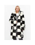 KARL LAGERFELD Кожено палто 236W1510 Черен Regular Fit - Pepit.bg
