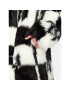 KARL LAGERFELD Кожено палто 236W1510 Черен Regular Fit - Pepit.bg