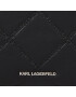 KARL LAGERFELD Малък дамски портфейл 240W3227 Черен - Pepit.bg