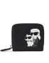 KARL LAGERFELD Малък дамски портфейл 240W3259 Черен - Pepit.bg