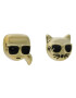 KARL LAGERFELD Обици 220W3906 Златист - Pepit.bg