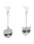 KARL LAGERFELD Обици 220W3964 Сребрист - Pepit.bg