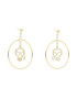 KARL LAGERFELD Обици 226W3938 Златист - Pepit.bg