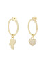 KARL LAGERFELD Обици 230W3928 Златист - Pepit.bg