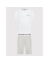 KARL LAGERFELD Пижама 220M2180 Бял Regular Fit - Pepit.bg