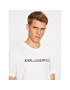 KARL LAGERFELD Пижама Printed Pj T-Shirt Set 225M2100 Бял Regular Fit - Pepit.bg