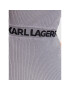 KARL LAGERFELD Плетена рокля 230W1359 Сребрист Slim Fit - Pepit.bg