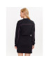 KARL LAGERFELD Плетена рокля Contrast 230W1356 Черен Relaxed Fit - Pepit.bg