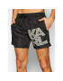 KARL LAGERFELD Плувни шорти Library KL21MBM02 Черен Regular Fit - Pepit.bg
